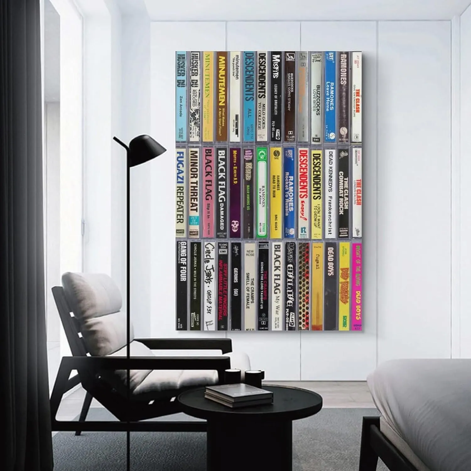 HEOVI 70’s & 80’s Punk Rock Hardcore Rock & Roll Cassettes Art Wall Decoration Poster Family Bar Restaurant Garage Cafe Art Sign Gift Unframe-style 20x30inch(50x75cm)