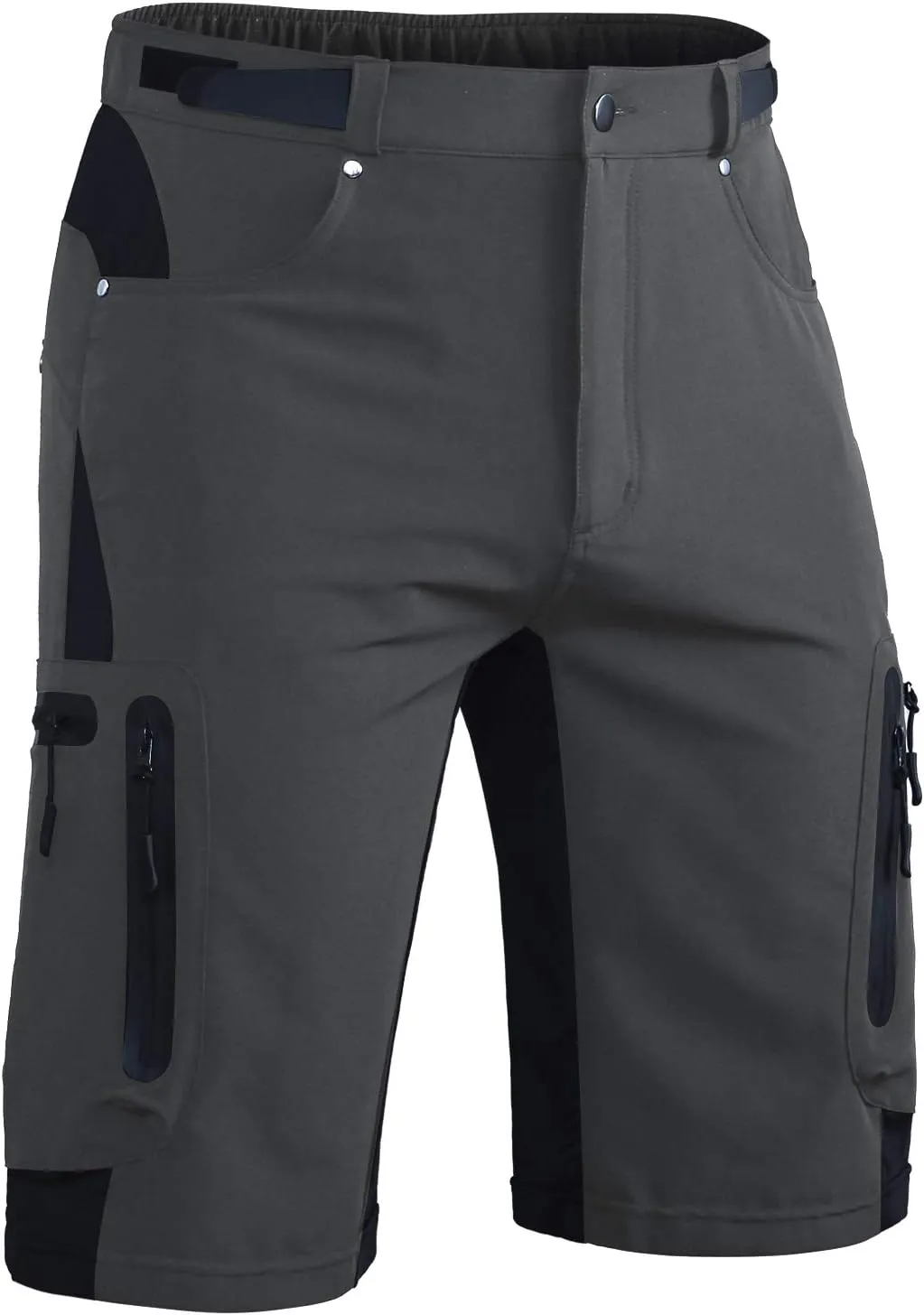 Hiauspor Mens Hiking Cargo Shorts Lightweight Water-Resistant Quick Dry Stretch for Casual Golf Fishing Tactical Bike Outdoor