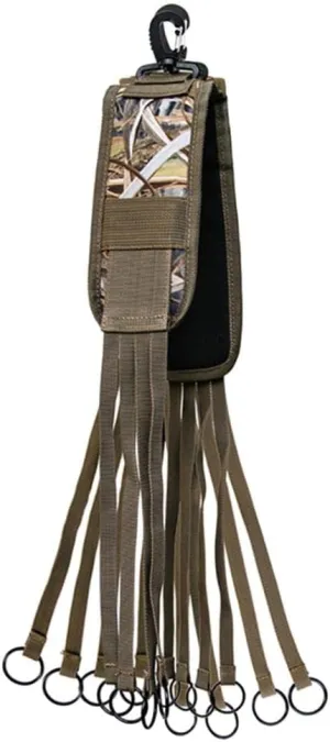 Hunting Duck Game Strap with 8 Loop, Premium Oxford Cloth, Heavy Duty Metal Spring Clip, Waterfowl Decoy Bag Carrier, Camouflage Single Shoulder Strap, Drake Goose Pigeon St