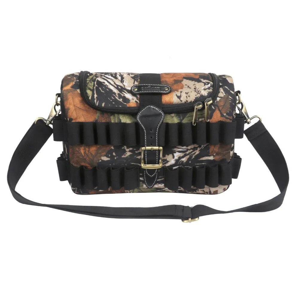 Hunting Shooting Shotgun Cartridge Bag Camouflage 12GA Holds 100 Shells for Hunting Gun Accessories