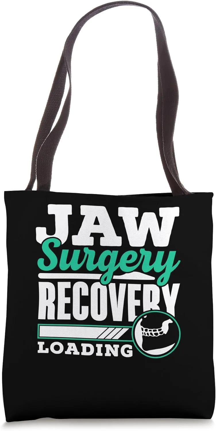 Jaw Surgery Recovery Loading Support Surgeries Jaw Surgery Tote Bag