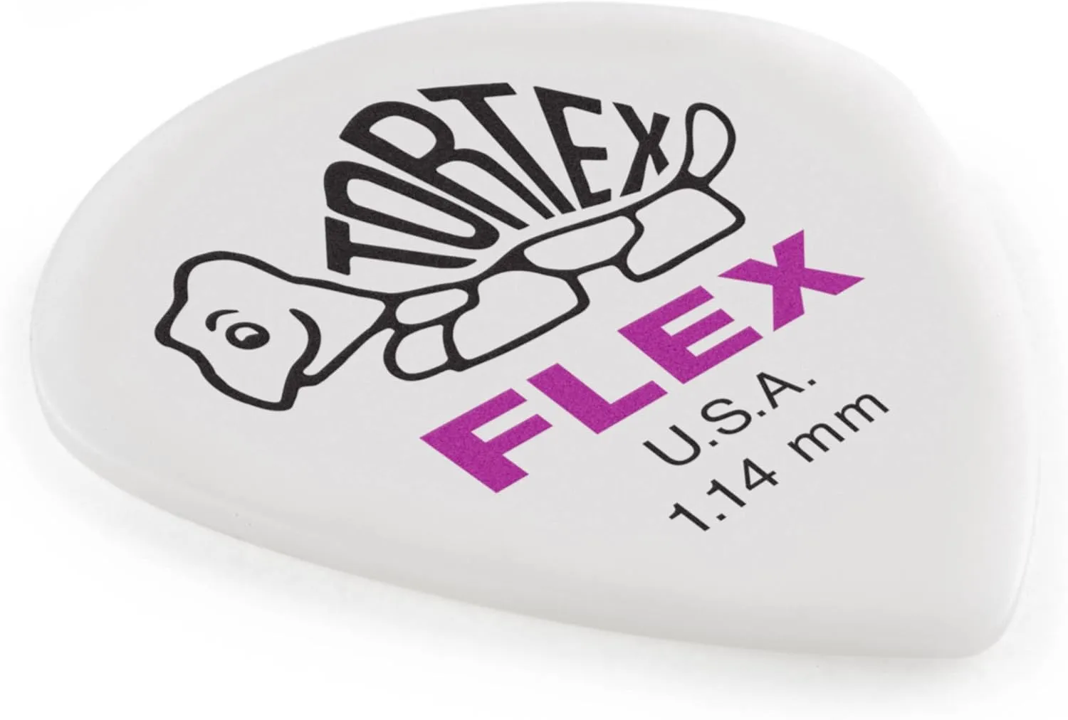Jim Dunlop Tortex Flex Jazz III XL 1.14mm 72 Pack Guitar Picks (466R1.14)