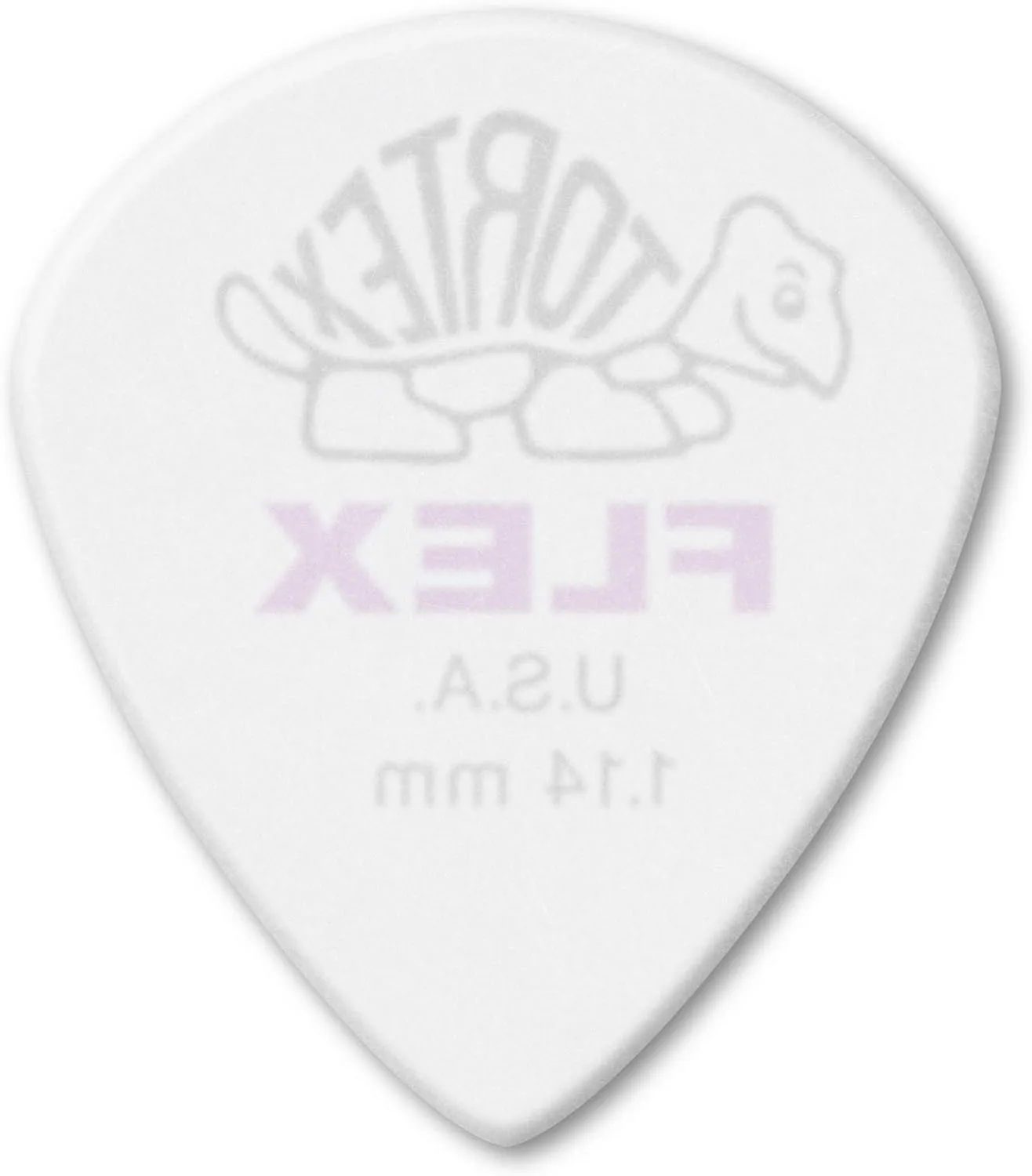 Jim Dunlop Tortex Flex Jazz III XL 1.14mm 72 Pack Guitar Picks (466R1.14)