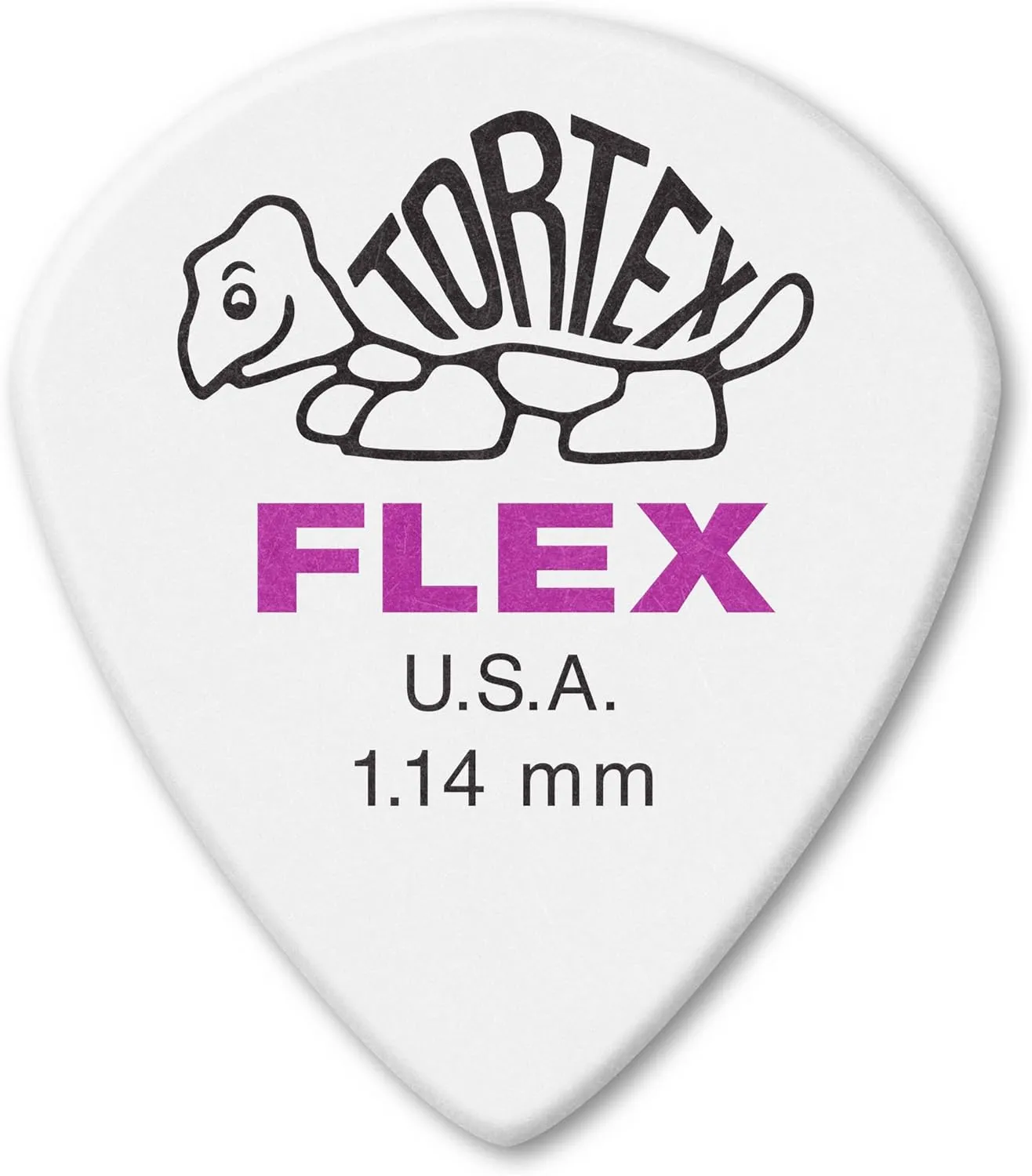 Jim Dunlop Tortex Flex Jazz III XL 1.14mm 72 Pack Guitar Picks (466R1.14)