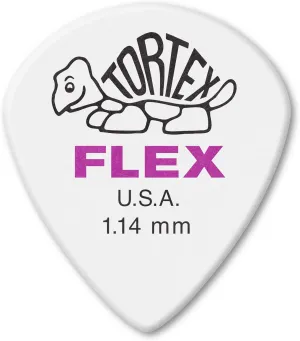 Jim Dunlop Tortex Flex Jazz III XL 1.14mm 72 Pack Guitar Picks (466R1.14)