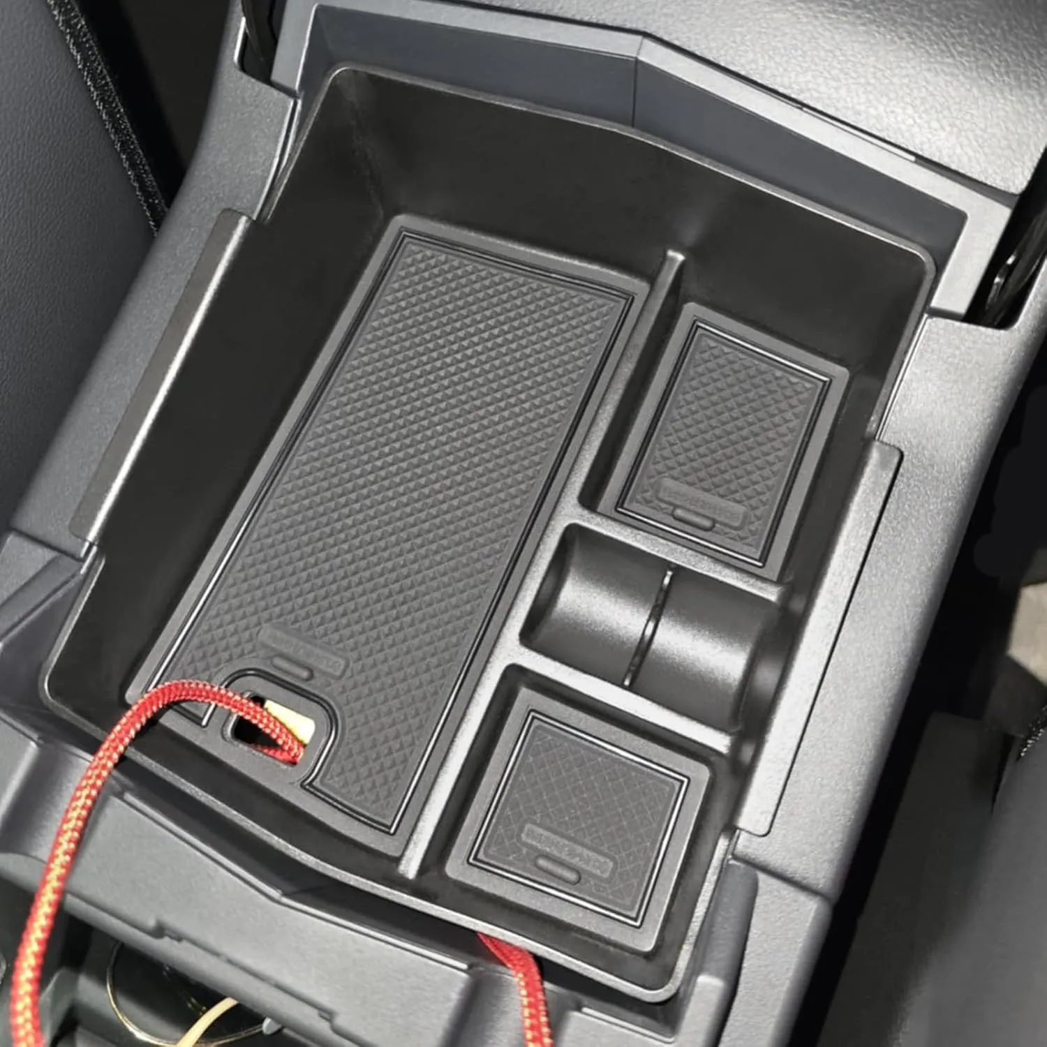 JKCOVER Center Console Organizer Tray Compatible with 2025 Subaru Forester Interior Armrest Insert Storage Box Easy Removal Accessories