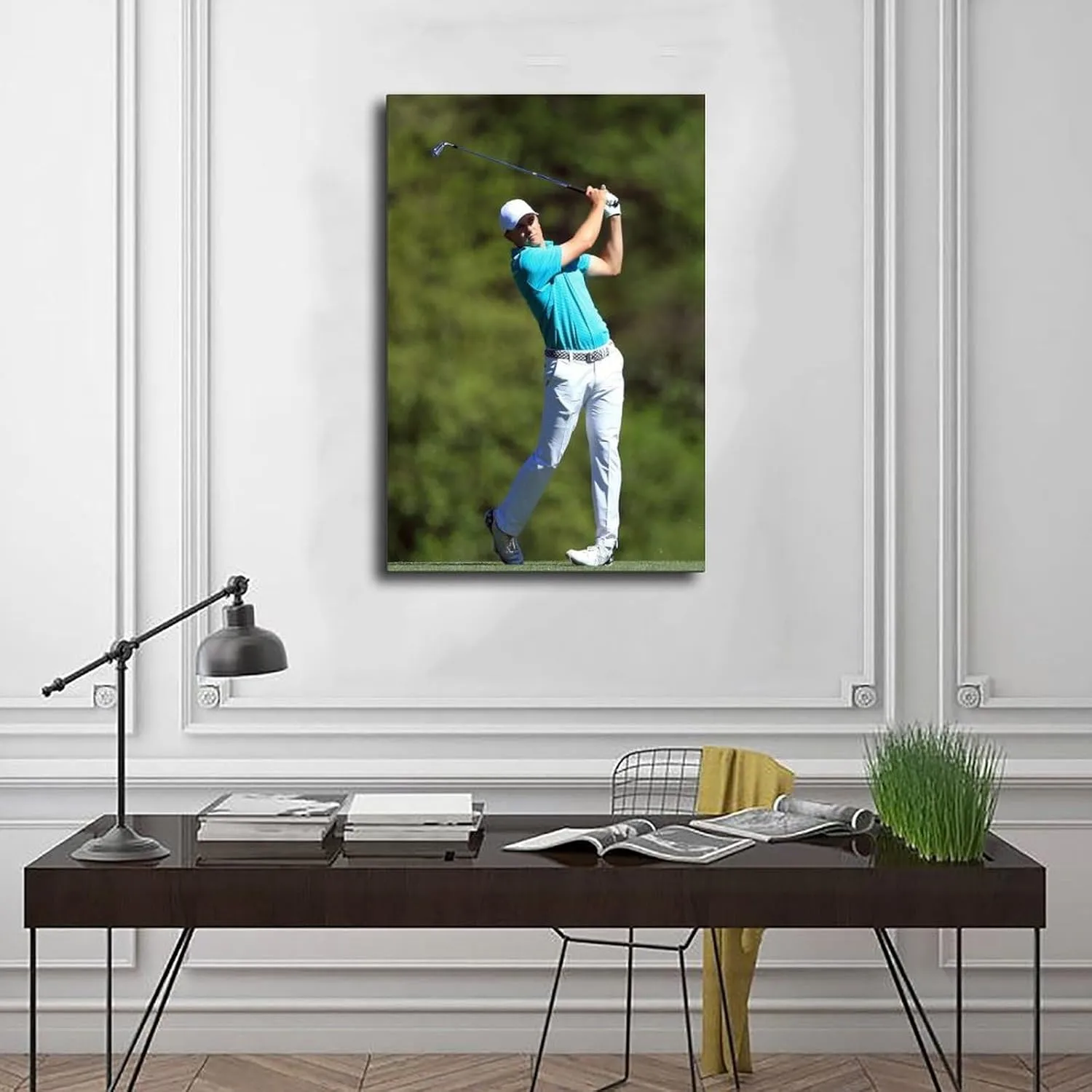 Jordan Spieth Golf Poster16 Canvas Poster Bedroom Decor Sports Landscape Office Room Decor Gift Unframe:20x30inch(50x75cm)