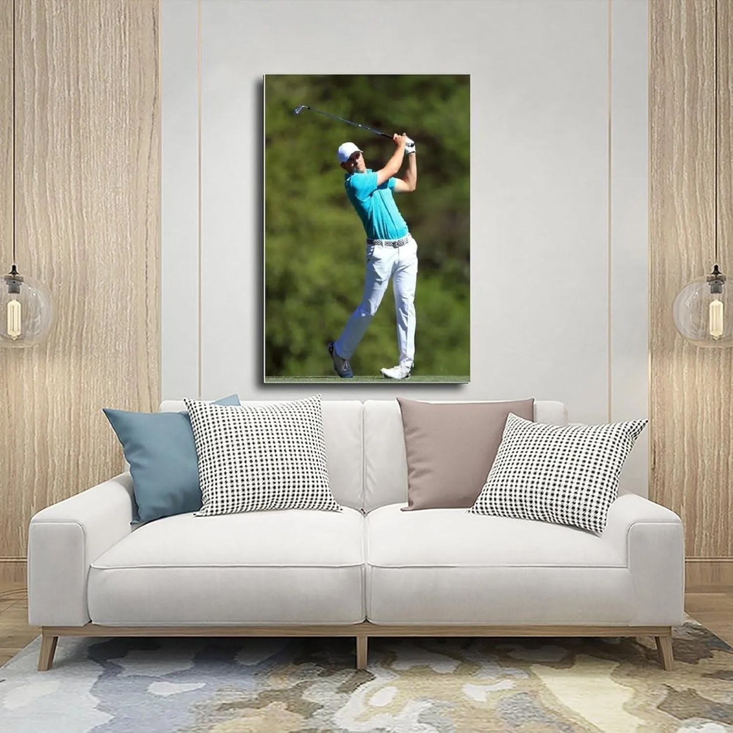 Jordan Spieth Golf Poster16 Canvas Poster Bedroom Decor Sports Landscape Office Room Decor Gift Unframe:20x30inch(50x75cm)