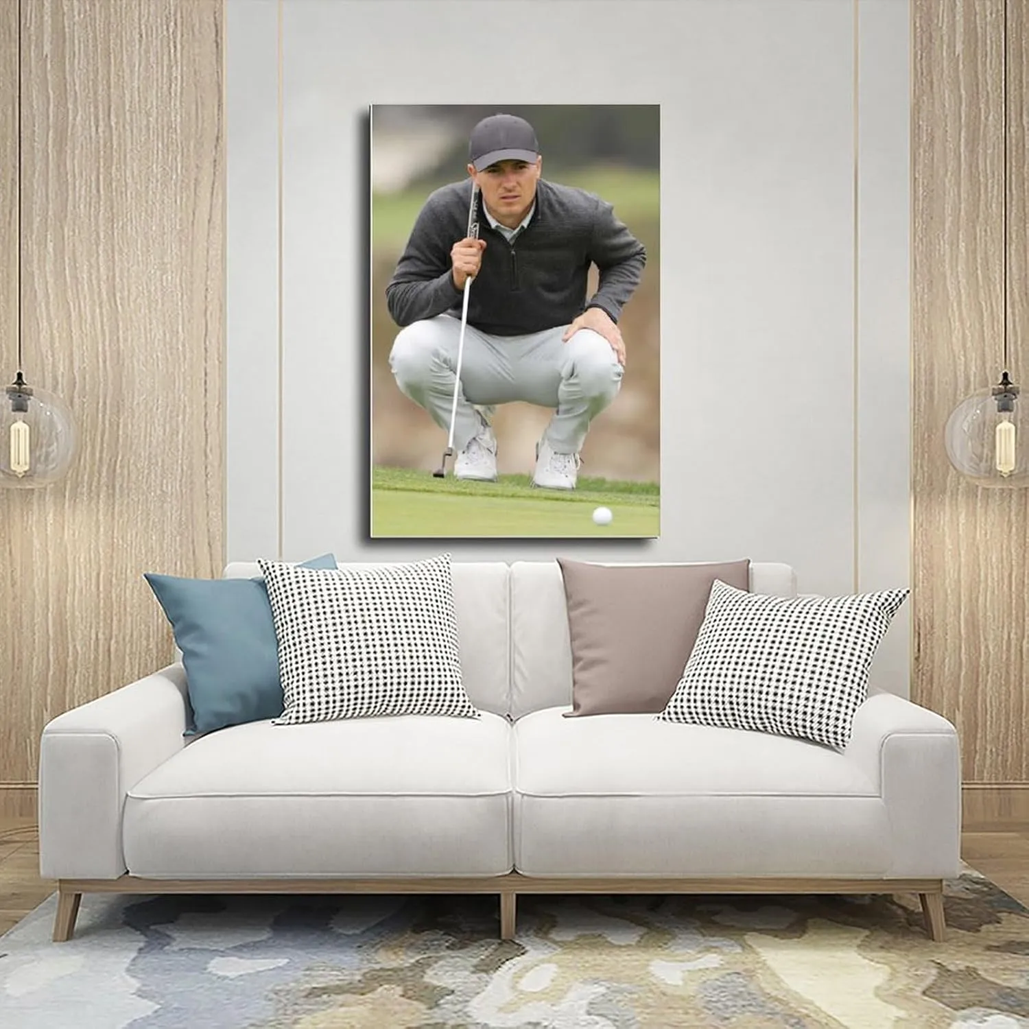 Jordan Spieth Golf Poster20 Canvas Poster Wall Art Decor Print Picture Paintings for Living Room Bedroom Decoration Unframe:24x36inch(60x90cm)