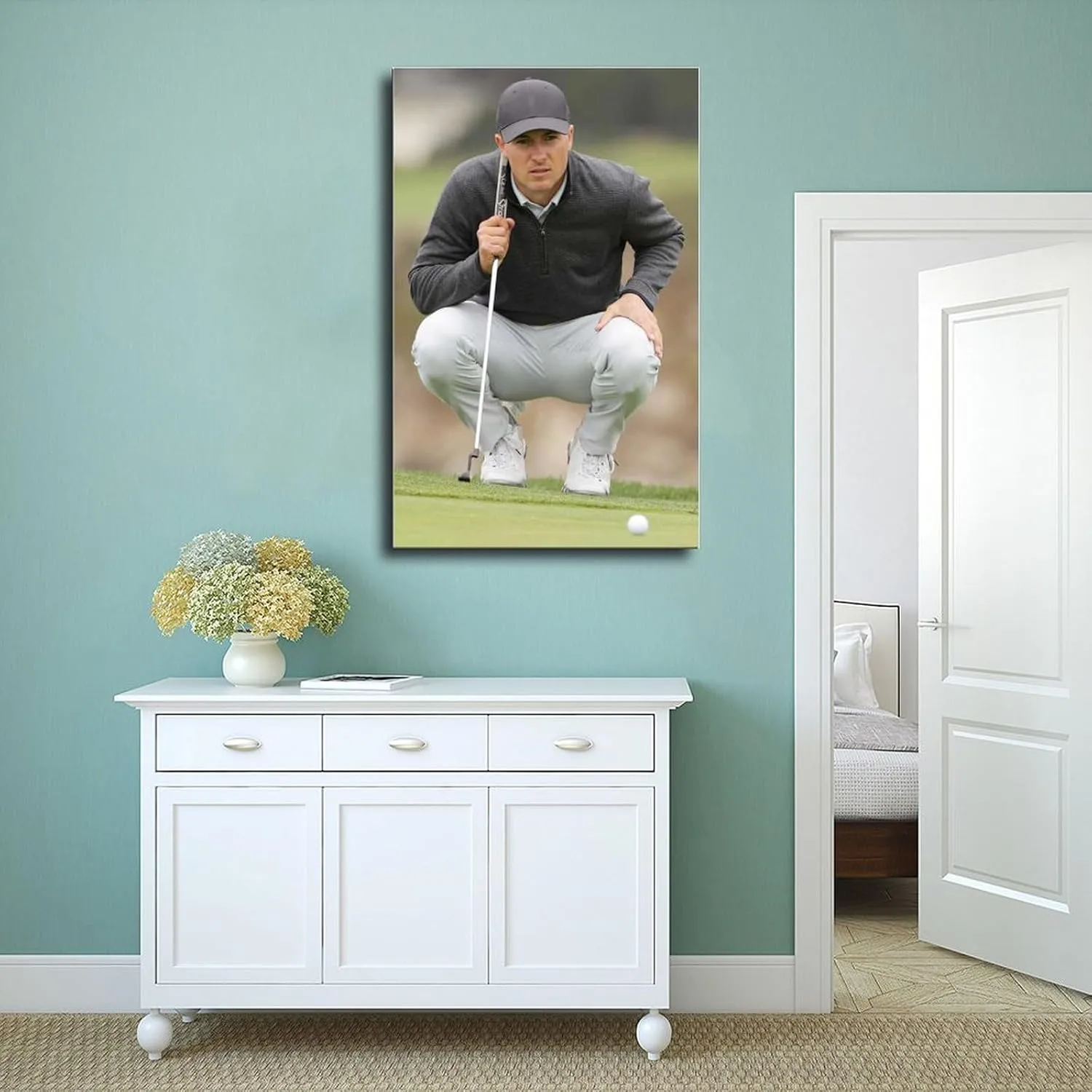 Jordan Spieth Golf Poster20 Canvas Poster Wall Art Decor Print Picture Paintings for Living Room Bedroom Decoration Unframe:24x36inch(60x90cm)