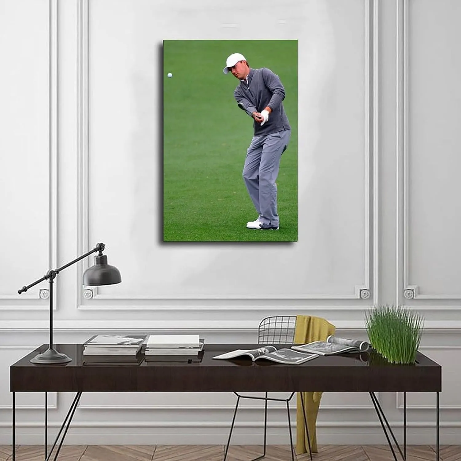 Jordan Spieth Golf Poster46 Canvas Poster Bedroom Decor Sports Landscape Office Room Decor Gift Unframe:24x36inch(60x90cm)