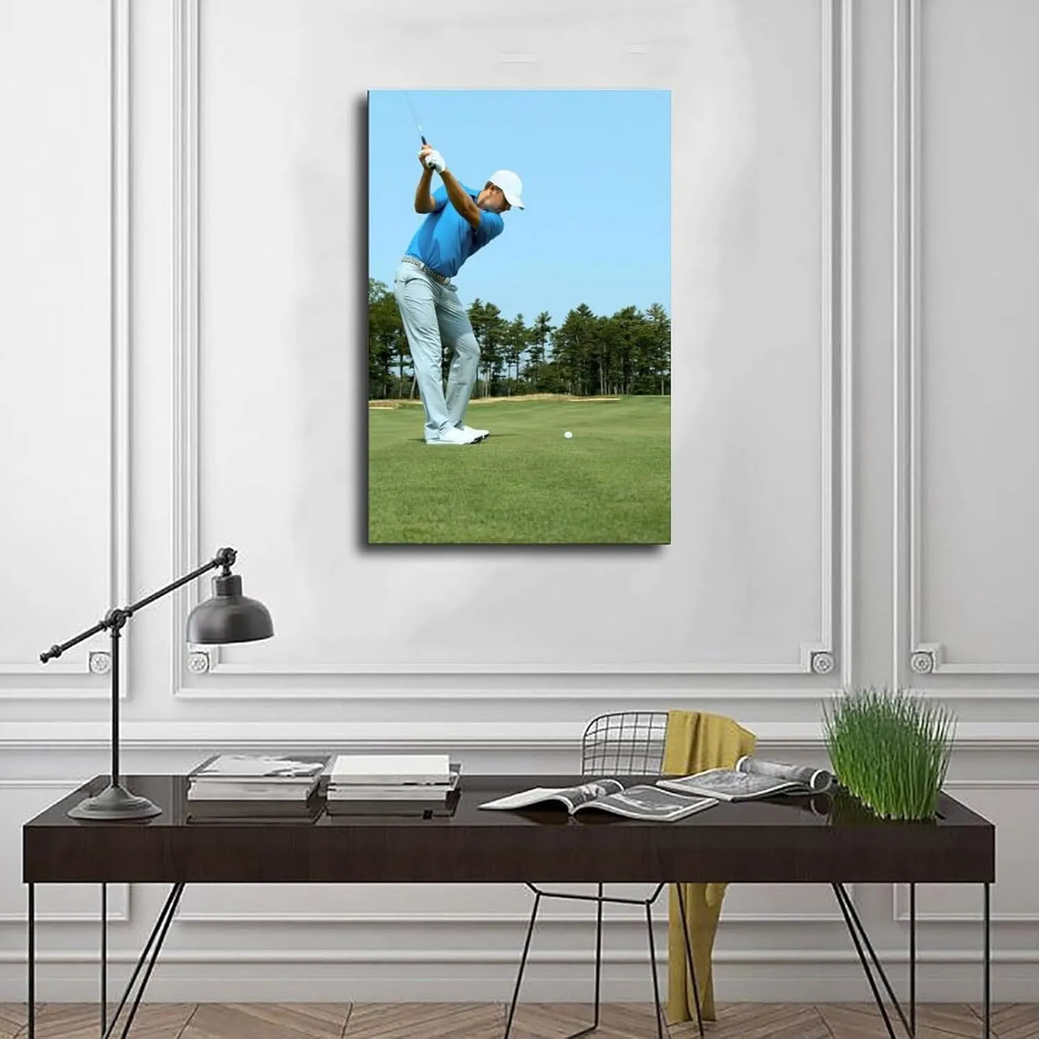 Jordan Spieth Golf Poster62 Canvas Poster Bedroom Decor Sports Landscape Office Room Decor Gift Unframe:20x30inch(50x75cm)