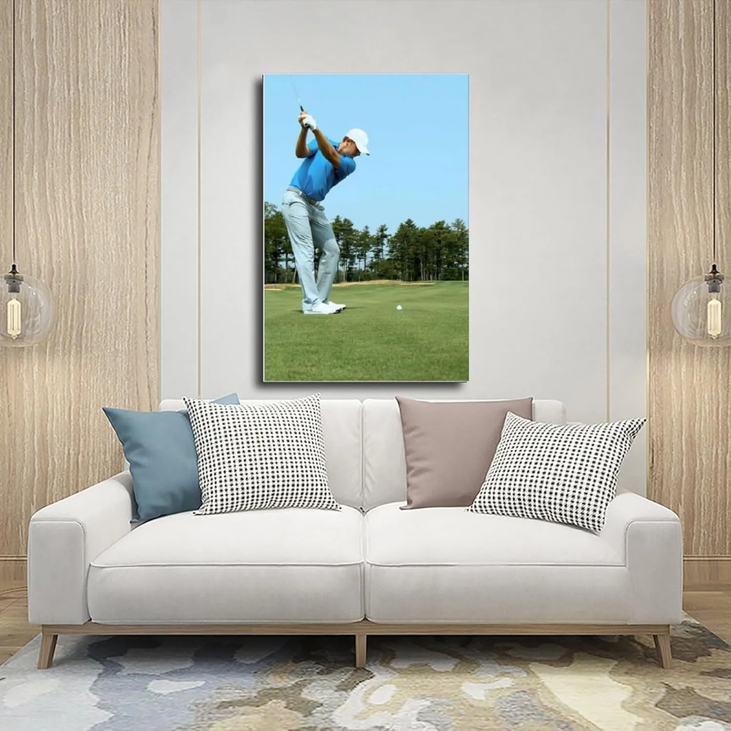 Jordan Spieth Golf Poster62 Canvas Poster Bedroom Decor Sports Landscape Office Room Decor Gift Unframe:20x30inch(50x75cm)