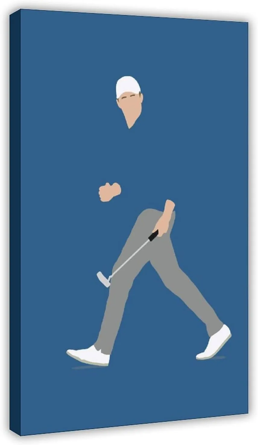 Jordan Spieth Golf Poster88 Canvas Poster Wall Art Decor Print Picture Paintings for Living Room Bedroom Decoration Frame:12x18inch(30x45cm)