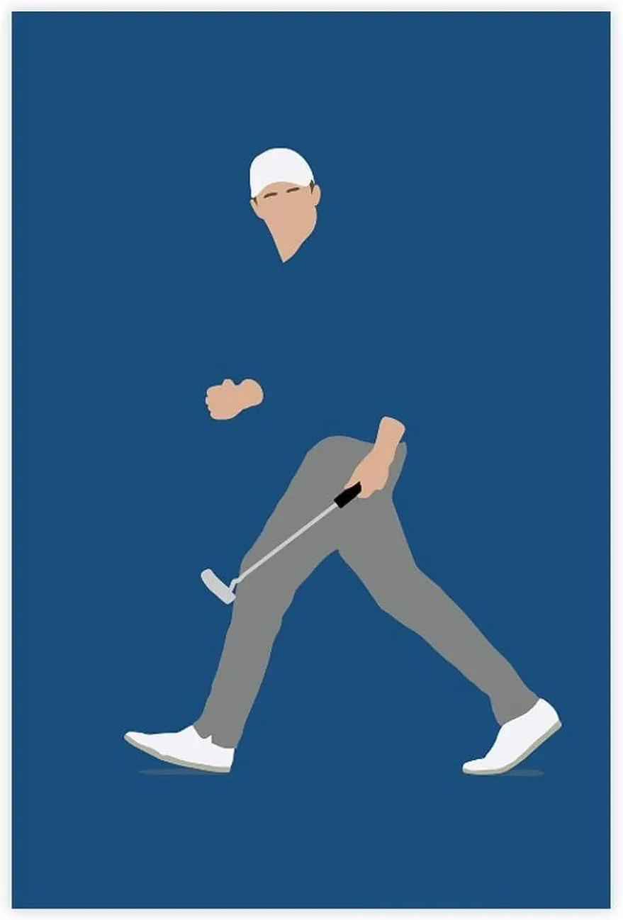 Jordan Spieth Golf Poster88 Canvas Poster Wall Art Decor Print Picture Paintings for Living Room Bedroom Decoration Unframe:24x36inch(60x90cm)