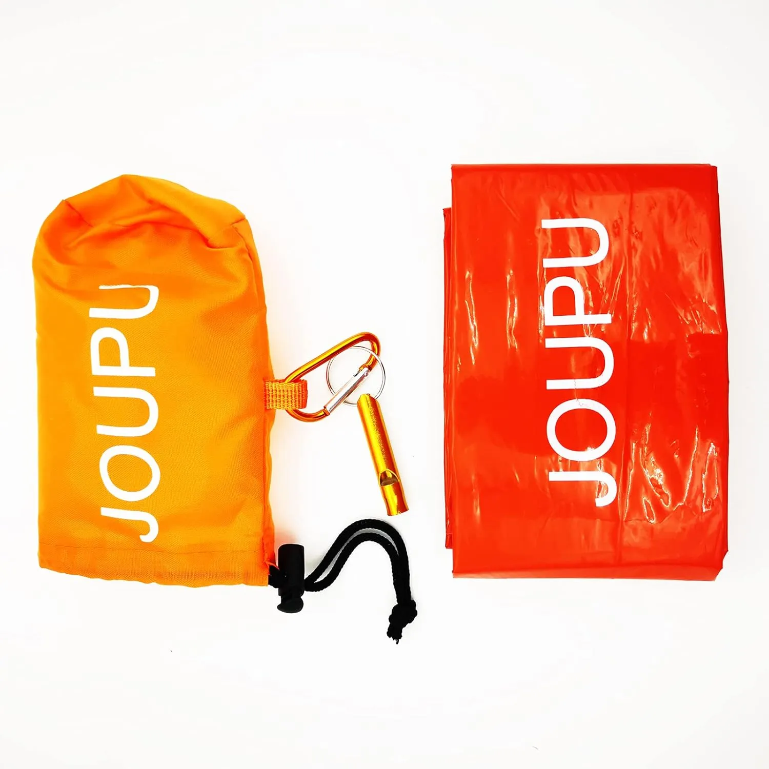 JOUPU Emergency Survival Sleeping Bag, Thermal Bivy Sack Blanket, Waterproof Lightweight, Portable Nylon Sack for Camping Hiking Outdoor Adventure Activities