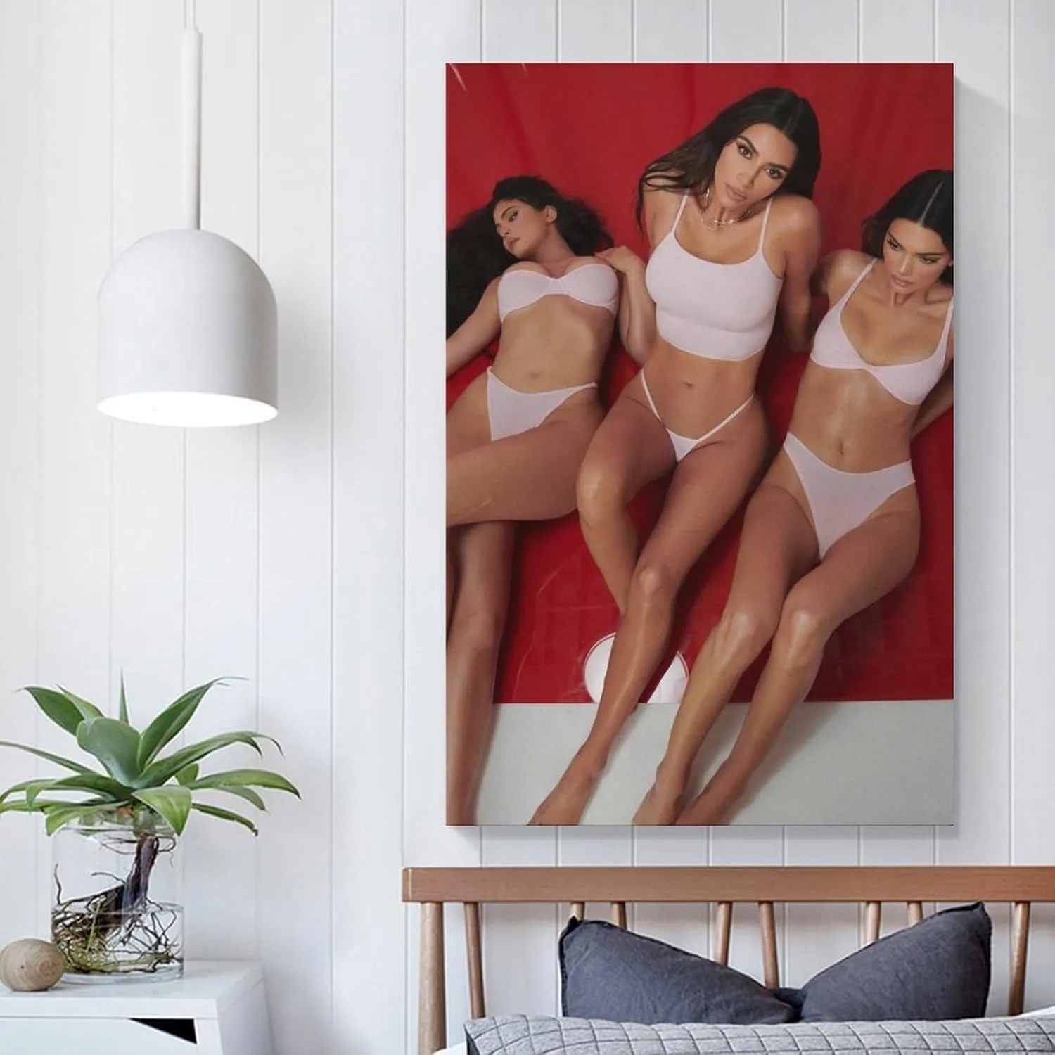 Kim-Kardashian Sexy Bikini Poster (8) Canvas Art Poster And Wall Art Picture Print Modern Family Bedroom Decor Posters 12x18inch(30x45cm)