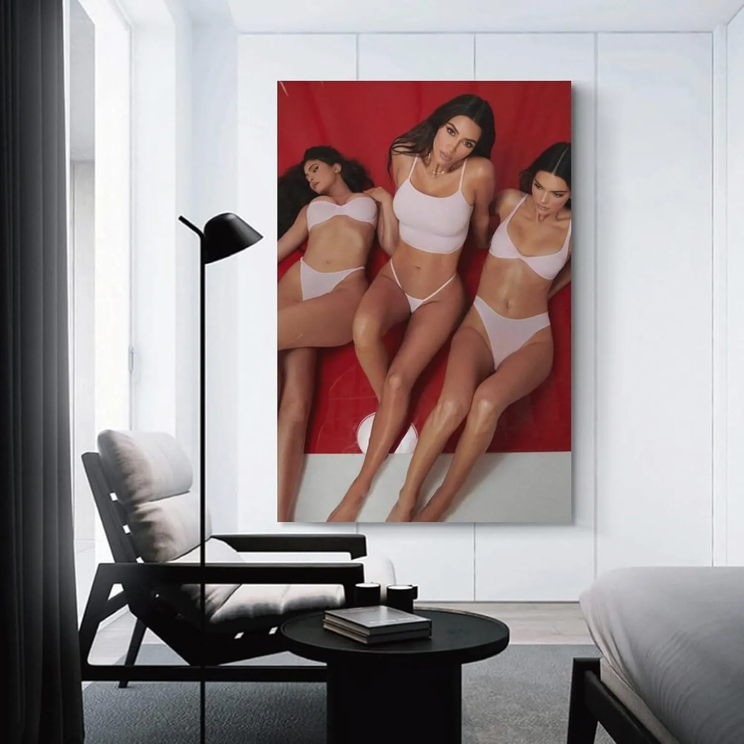 Kim-Kardashian Sexy Bikini Poster (8) Canvas Art Poster And Wall Art Picture Print Modern Family Bedroom Decor Posters 12x18inch(30x45cm)