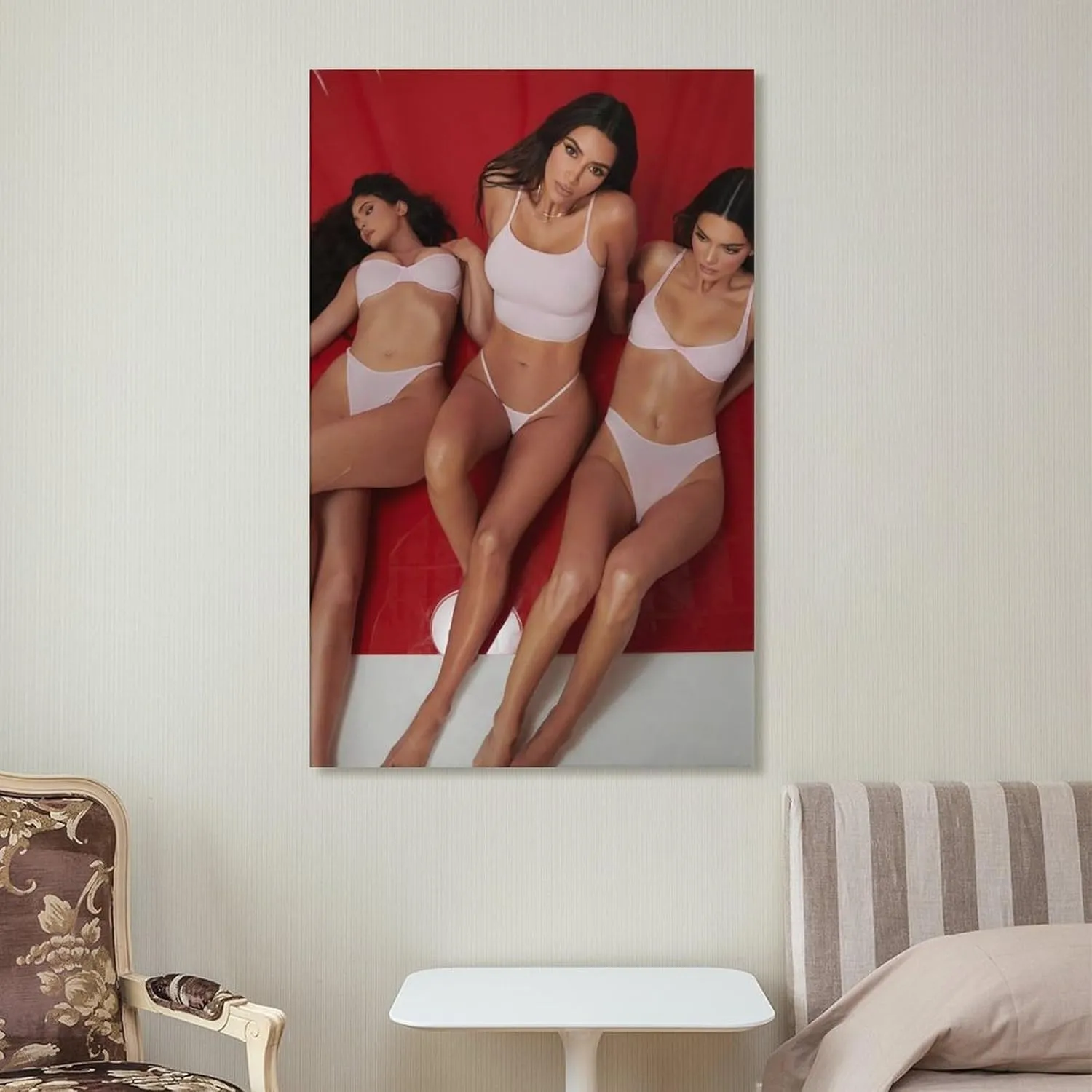 Kim-Kardashian Sexy Bikini Poster (8) Canvas Art Poster And Wall Art Picture Print Modern Family Bedroom Decor Posters 12x18inch(30x45cm)