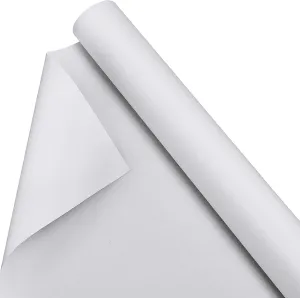 Kinlop Double Primed Cotton Canvas White Canvas Roll for Oil and Acrylic Paint(30 Feet X 12 Inch)