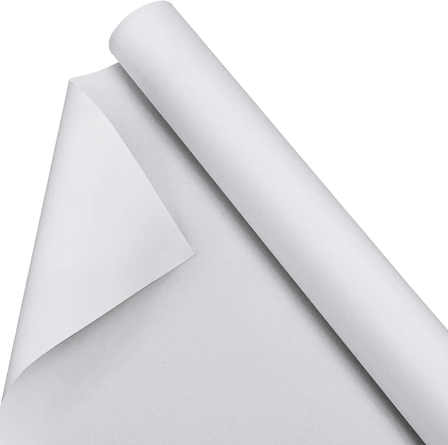 Kinlop Double Primed Cotton Canvas White Canvas Roll for Oil and Acrylic Paint(30 Feet X 12 Inch)