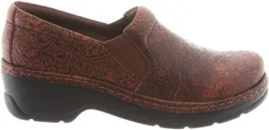 Klogs Footwear Naples Women's Shoes Brown Jw Floral Size 9.5 Wide US