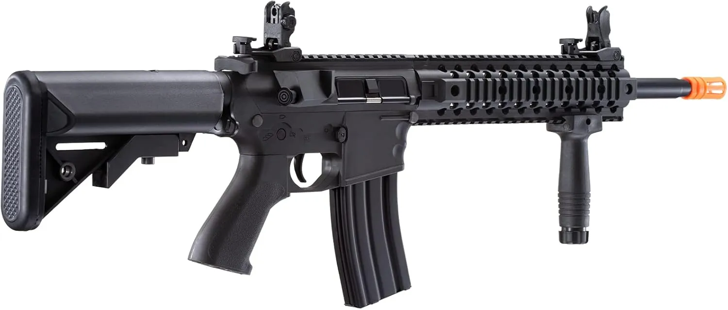Lancer Tactical Gen 2 Evo Durable Polymer M4 Airsoft Gun AEG w/Grip, Battery, Charger & 1000 Rounds BBS Included