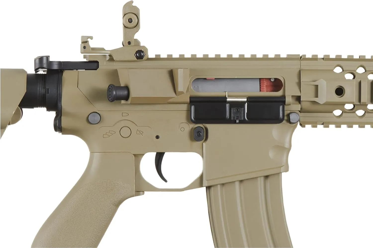 Lancer Tactical Gen 2 Evo Durable Polymer M4 Airsoft Gun AEG w/Grip, Battery, Charger & 1000 Rounds BBS Included