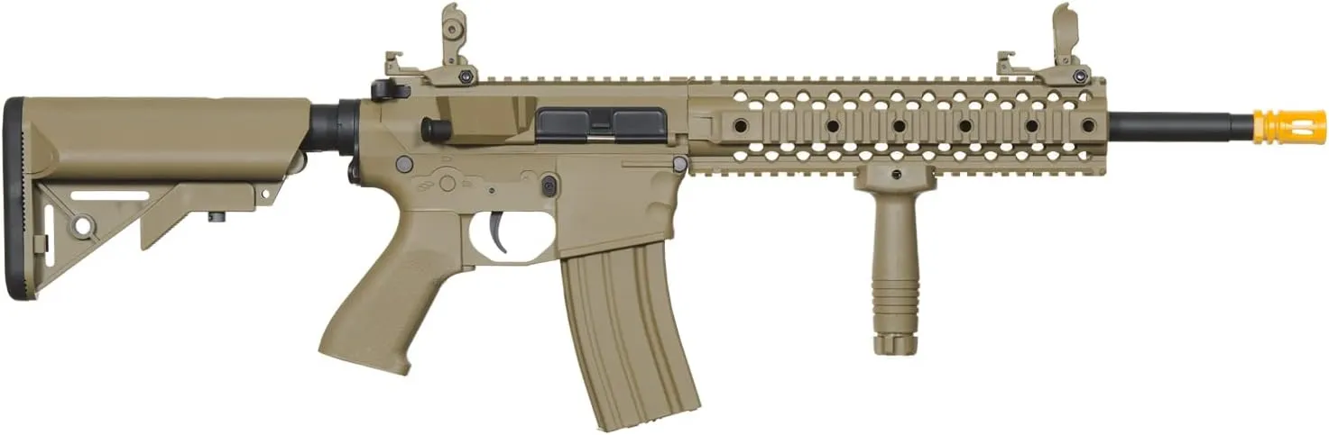 Lancer Tactical Gen 2 Evo Durable Polymer M4 Airsoft Gun AEG w/Grip, Battery, Charger & 1000 Rounds BBS Included