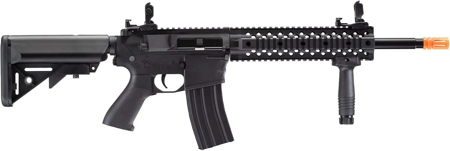 Lancer Tactical Gen 2 Evo Durable Polymer M4 Airsoft Gun AEG w/Grip, Battery, Charger & 1000 Rounds BBS Included