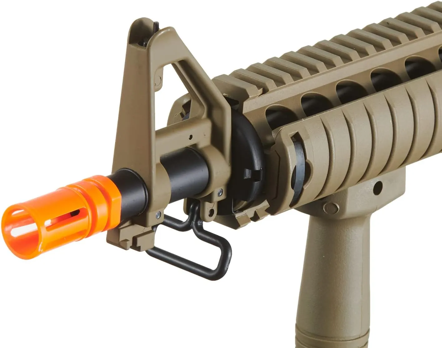 Lancer Tactical Gen 2 MK18 CQB Airsoft AEG Rifle with Red Dot Sight (Battery, Charger, Grip Included)