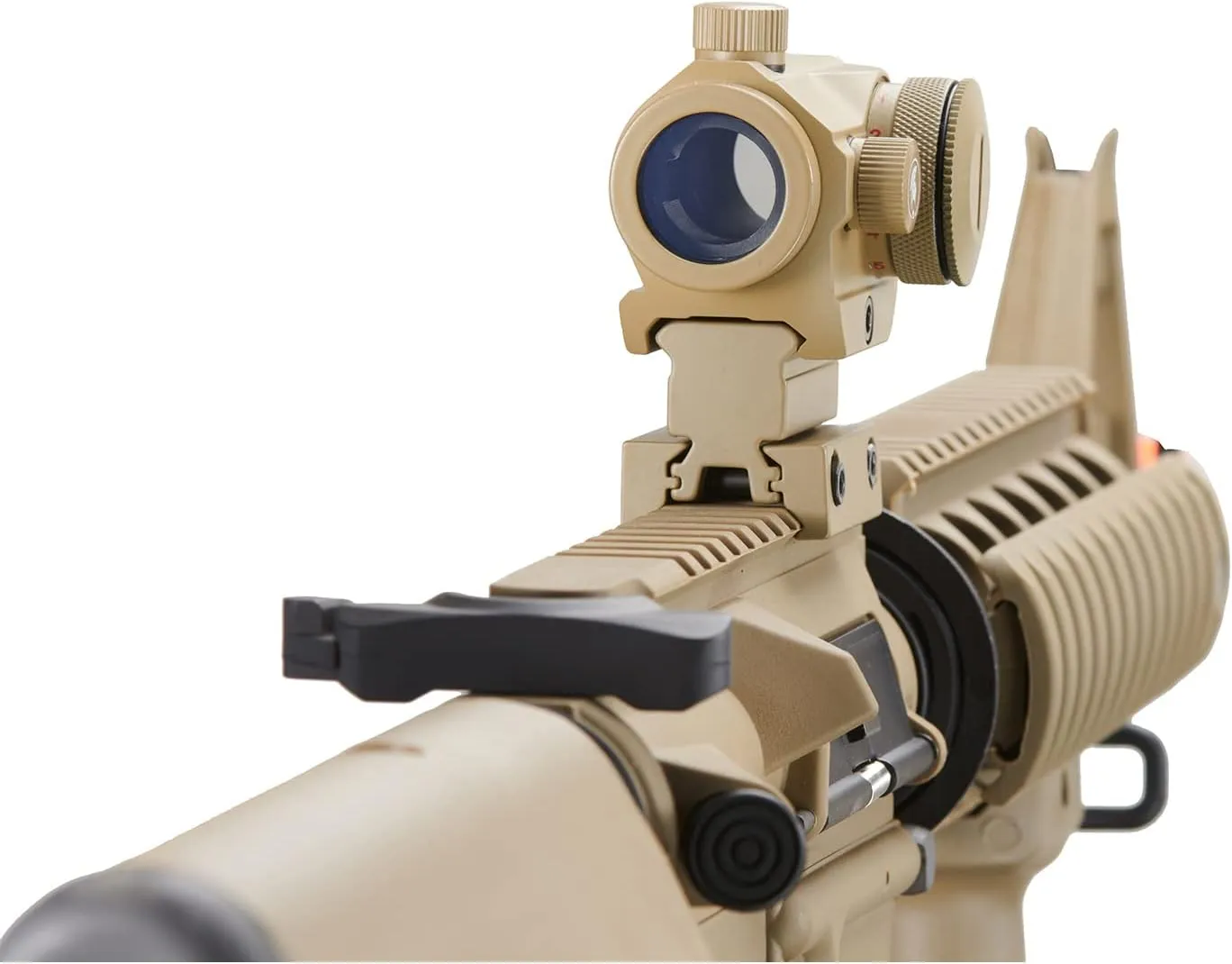 Lancer Tactical Gen 2 MK18 CQB Airsoft AEG Rifle with Red Dot Sight (Battery, Charger, Grip Included)