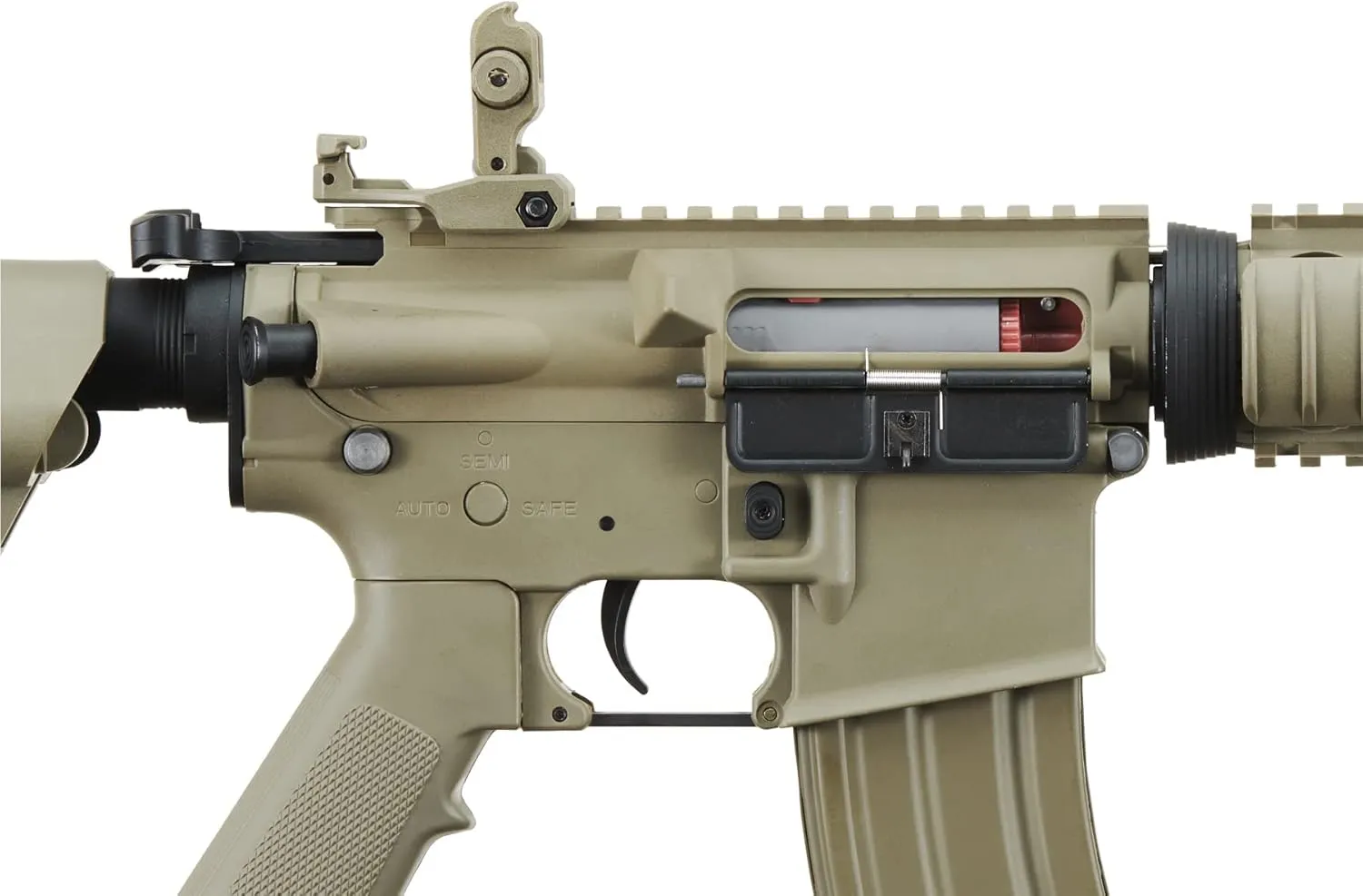 Lancer Tactical Gen 2 MK18 CQB Airsoft AEG Rifle with Red Dot Sight (Battery, Charger, Grip Included)