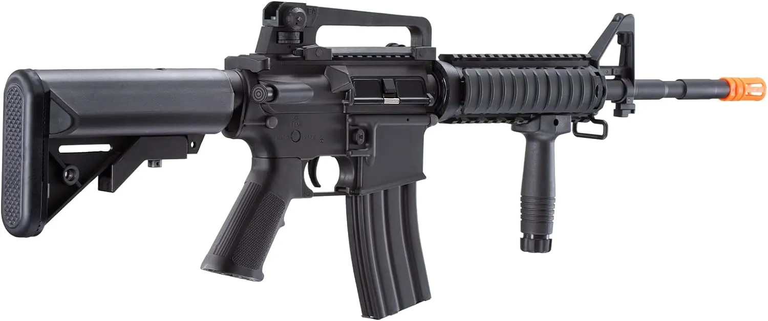Lancer Tactical Gen 2 RIS Classic M4A1 AEG Airsoft Rifle with 9.6v Nimh Battery and Charger (1000 Rounds 0.20g BBS Included)