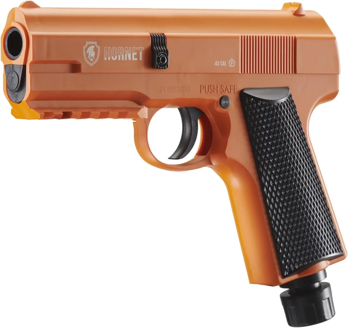 Lancer Tactical [Self Defense] 0.43 Caliber Non Blowback Air Pistol Defense Hornet- Less Lethal, Home Defense, Personal Defense, Police Grade Pepper Projectile Gun (Set/Single)