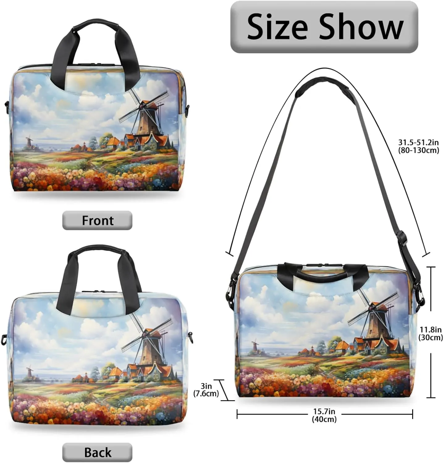 Laptop Carrying Case, Laptop and Tablet, Sleek Design, Water-Repellent Fabric, Business Casual, Casual Toploader