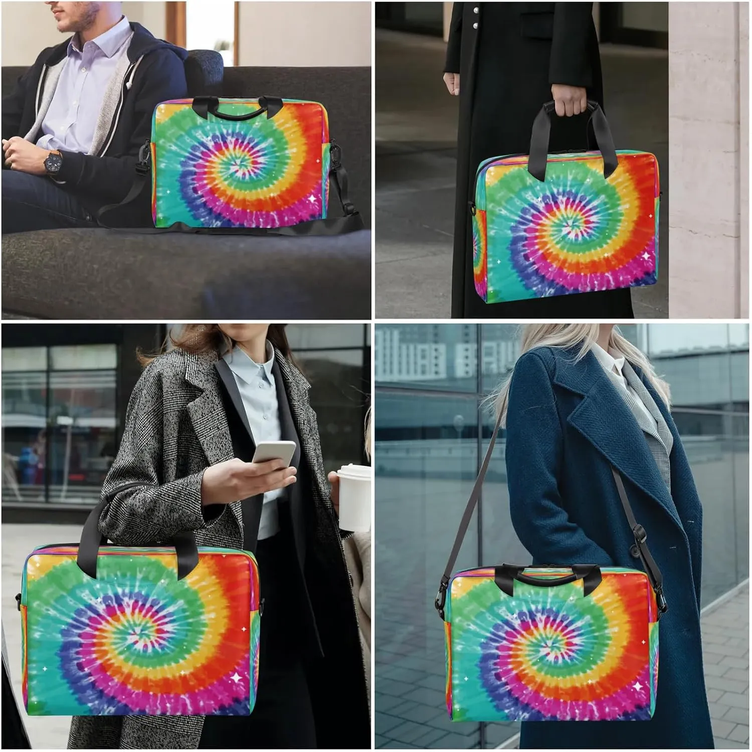 Laptop Carrying Case, Laptop and Tablet, Sleek Design, Water-Repellent Fabric, Business Casual, Casual Toploader