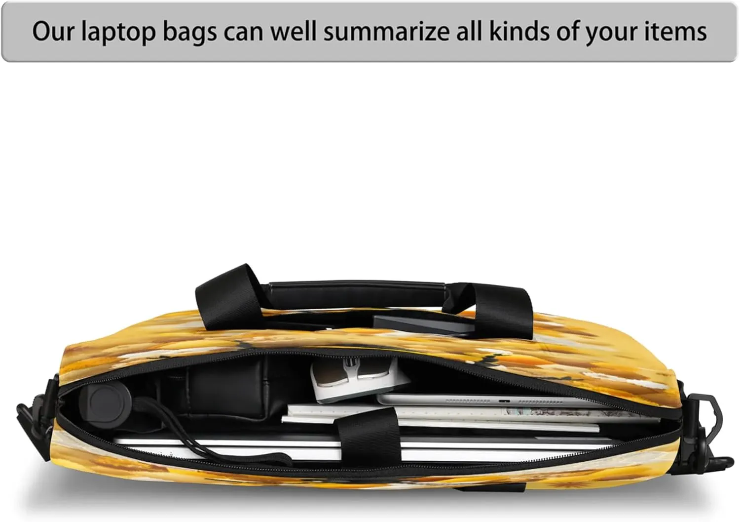 Laptop Carrying Case, Laptop and Tablet, Sleek Design, Water-Repellent Fabric, Business Casual, Casual Toploader