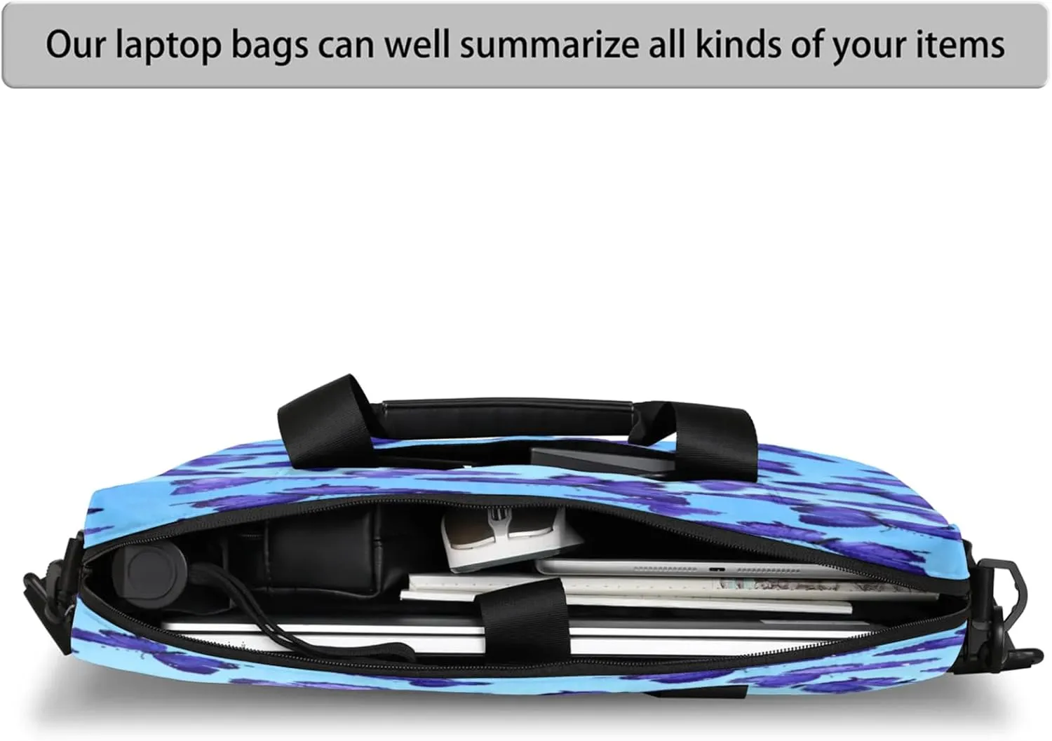 Laptop Carrying Case, Laptop and Tablet, Sleek Design, Water-Repellent Fabric, Business Casual, Casual Toploader