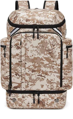 Large Travel Backpack,50L Carry-On Backpack Water Resistant Flight Approved Weekender Bag Luggage Backpack Business Daypack for Men and Women(Camouflage)