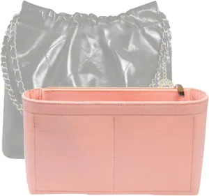 Lckae Purse Organizer For Chanel 22 Handbag - Single Shoulder Felt Insert Y081 Pink-Mini