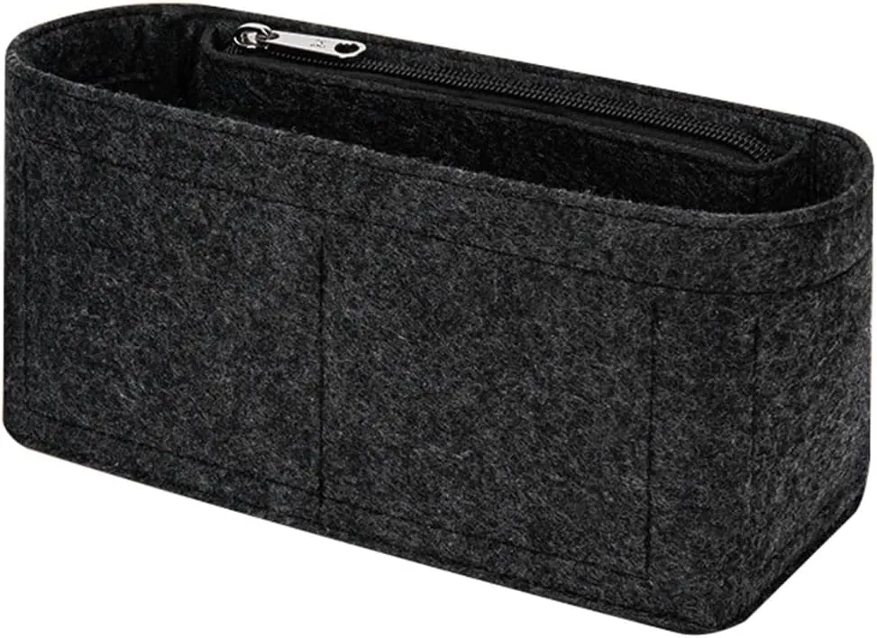 Lckaey bag insert Organizer for kelly organizer 32 bags Purse Handbag1011grey-L