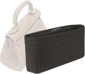 Lckaey bag insert Organizer for kelly organizer 32 bags Purse Handbag1011grey-L
