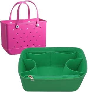 Lckaey beach accessories for bogg bag xl organizer Organizing bogg bag divider organizer insert 3018Grass green-L