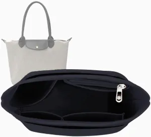 Lckaey Felt Organizer-for le pliage bag organizer insert Y012-darkgrey-M