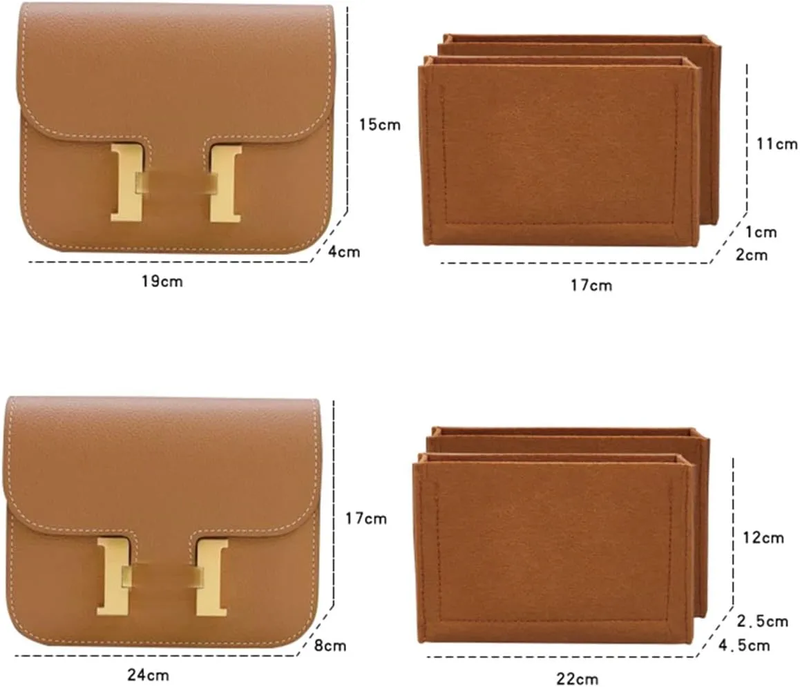 Lckaey Insert Purse Organizer for constance 24 insert Organizer constance inner bag 2033black-M
