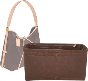 Lckaey Purse Insert for carryall organizer for purse bags women lcarryall tote golf cart parts bag on wheels travel
