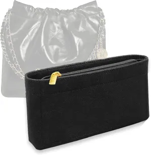 Lckaey Purse Organizer for Chanel 22 Handbag, Single Shoulder Felt Insert Y081black-S