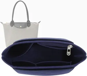Lckaey Purse Organizer for le pliage bags mini organizer insert Y012-navyblue-S