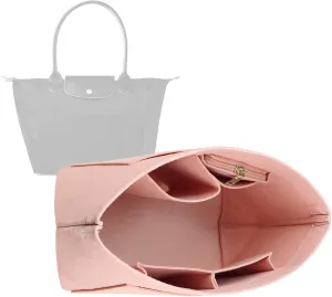 Lckaey Purse Organizer Insert for bags for women(Large) Handbags Organizer1012pink-L